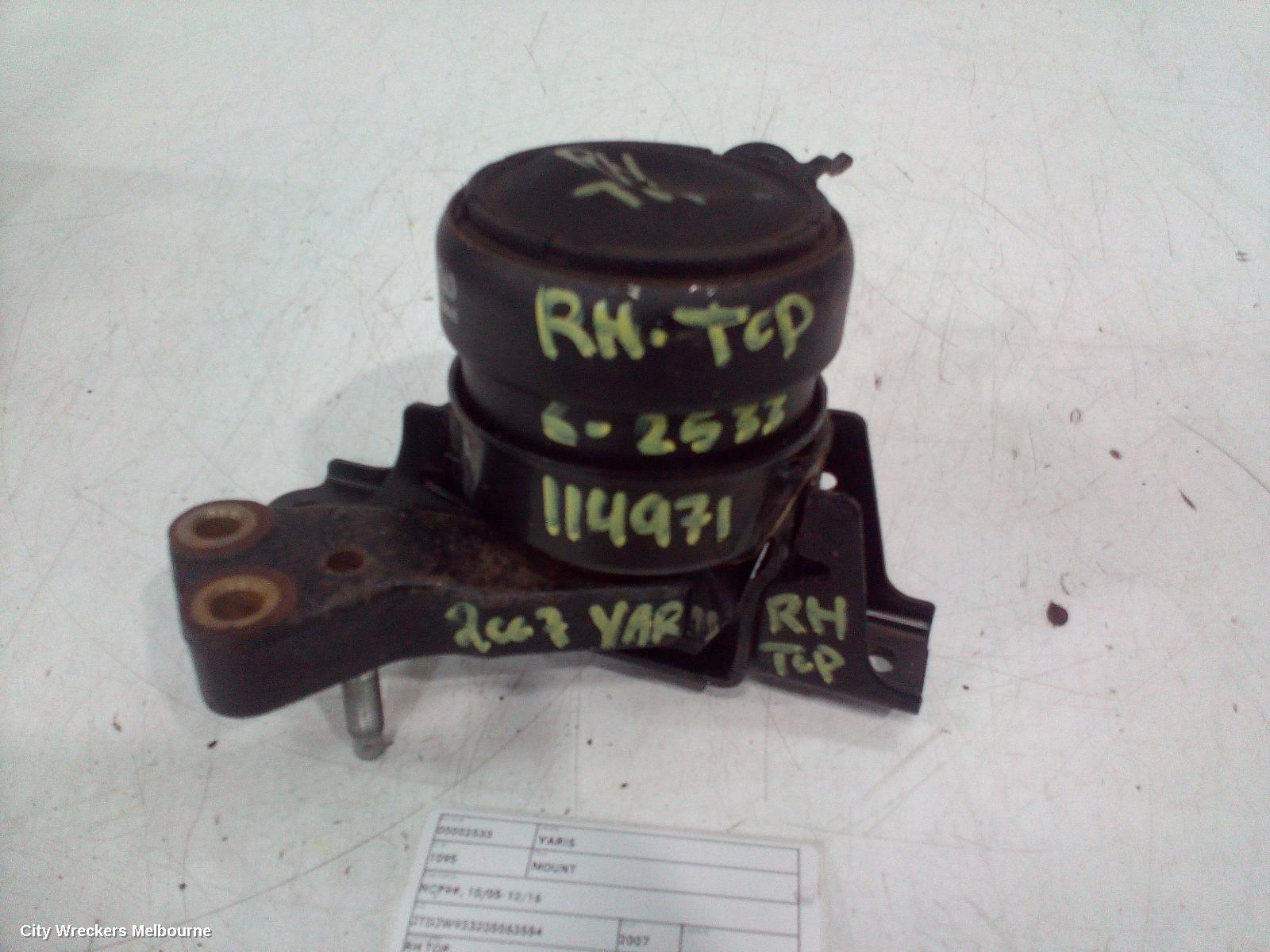 TOYOTA YARIS MOUNT, NCP9#, 10/2005 - 12/2016