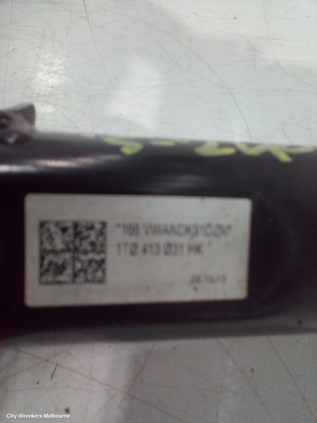VOLKSWAGEN GOLF RIGHT FRONT STRUT, GEN 6, CABRIO, SPORTS TYPE, 07/2011 - 01/2016