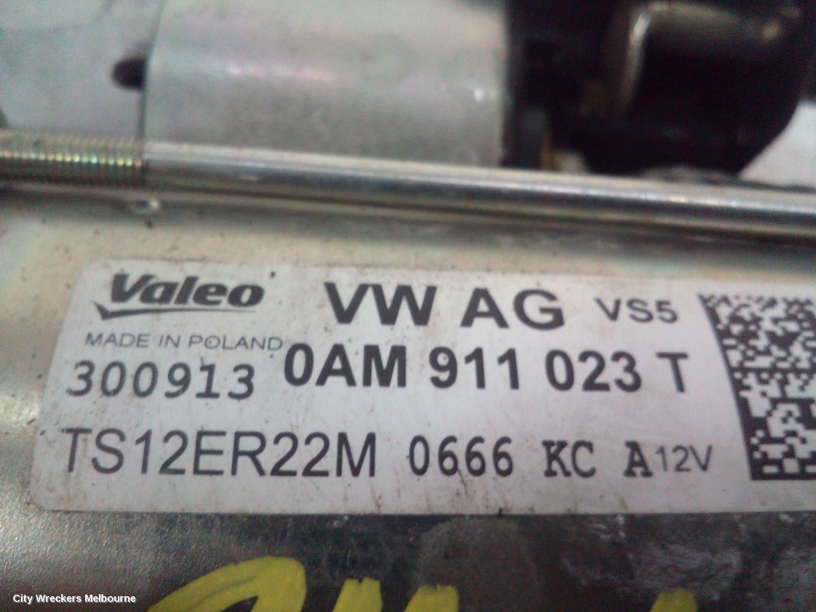 VOLKSWAGEN GOLF STARTER, PETROL, 1.4, GEN 6, 10/2008 - 01/2016