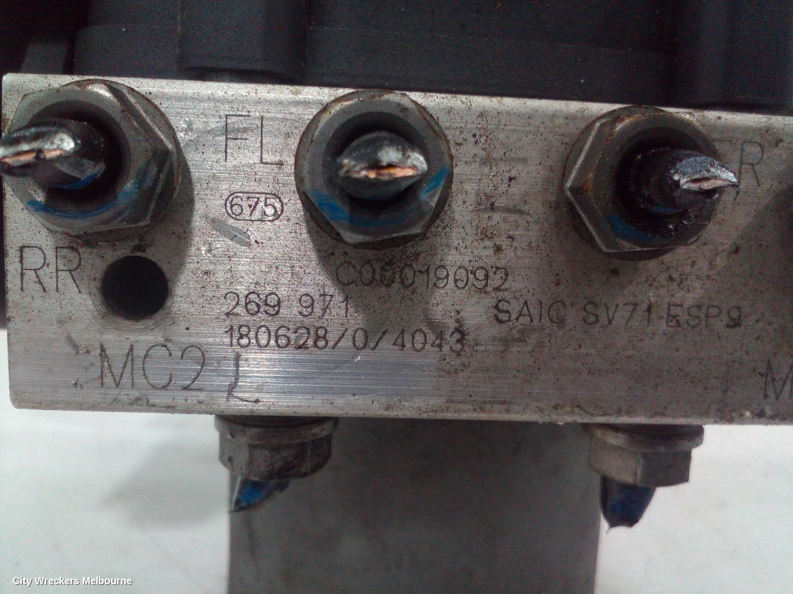 LDV G10 ABS PUMP/MODULATOR, SV7A/SV7C, WAGON/VAN, 04/2015 ONWARDS