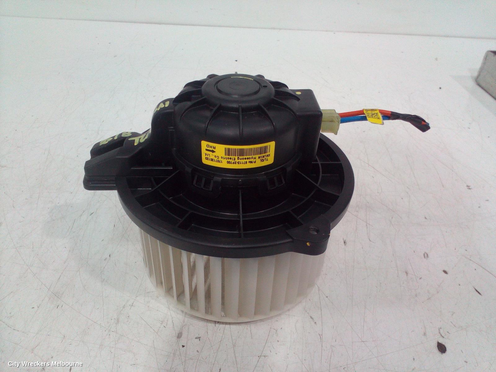 HYUNDAI TUCSON HEATER FAN MOTOR, TL, NON CLIMATE CONTROL TYPE, 07/2015 - 01/2021
