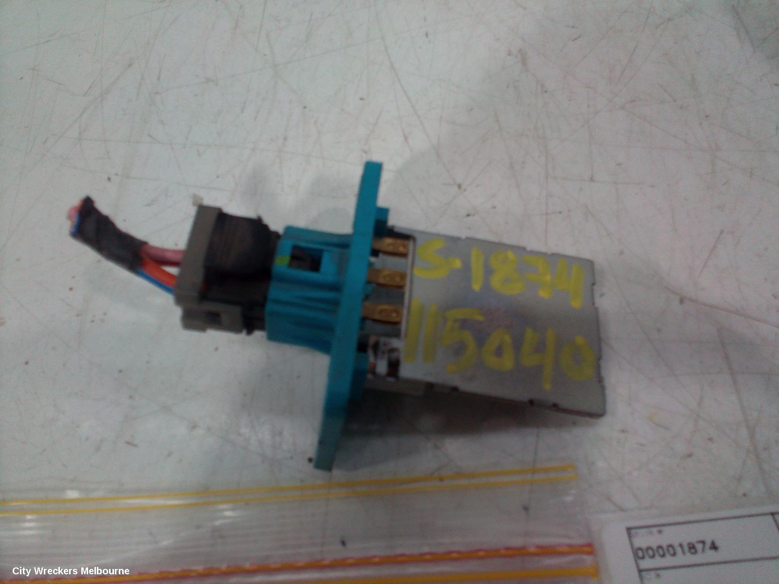 HYUNDAI TUCSON FAN SPEED RESISTOR, TL, NON CLIMATE CONTROL TYPE, 07/2015 - 01/2021