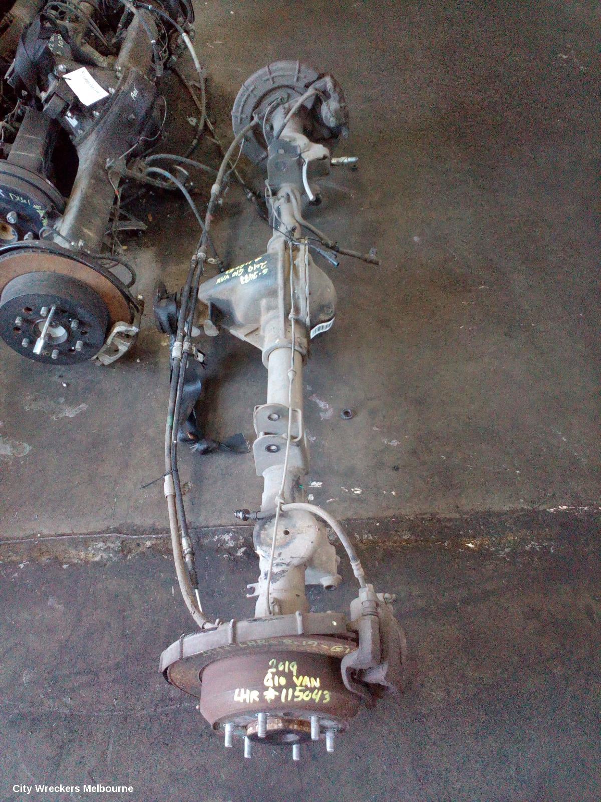 LDV G10 REAR DIFF ASSEMBLY, SV7A/SV7C, 2.0, PETROL, AUTO, 04/2015 ONWARDS