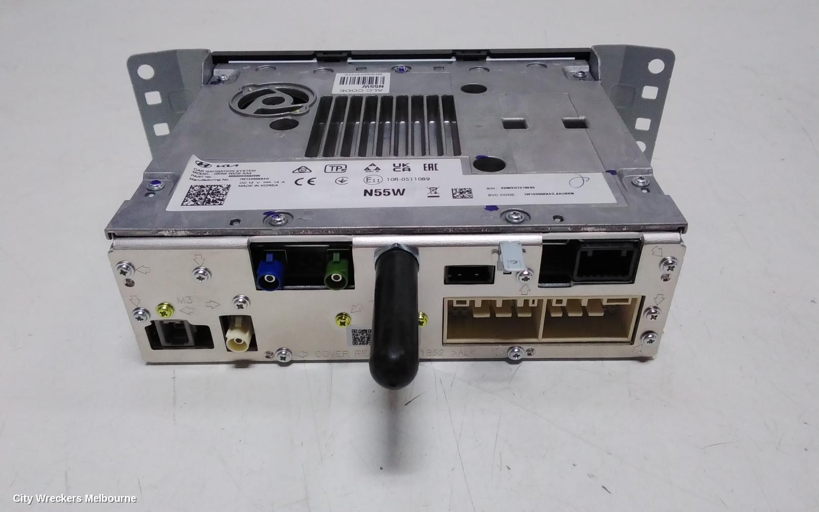KIA CARNIVAL/GRAND CARNIVAL RADIO/CD/DVD/SAT/TV, HEAD UNIT, W/ SAT NAV TYPE, KA4, 10/2020 - 01/2024