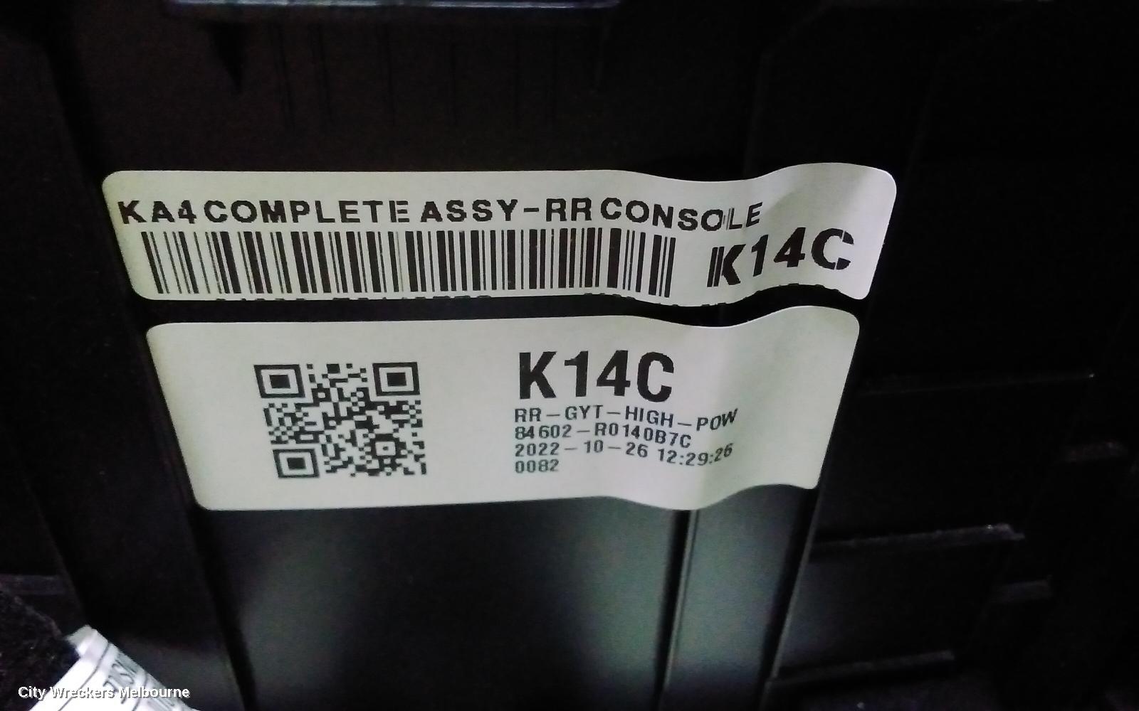 KIA CARNIVAL/GRAND CARNIVAL CONSOLE, KA4, 10/2020 ONWARDS