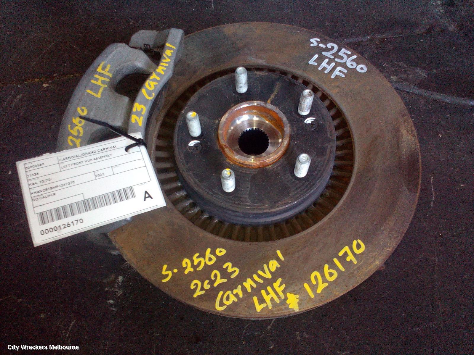 KIA CARNIVAL/GRAND CARNIVAL LEFT FRONT HUB ASSEMBLY, KA4, 10/2020 ONWARDS