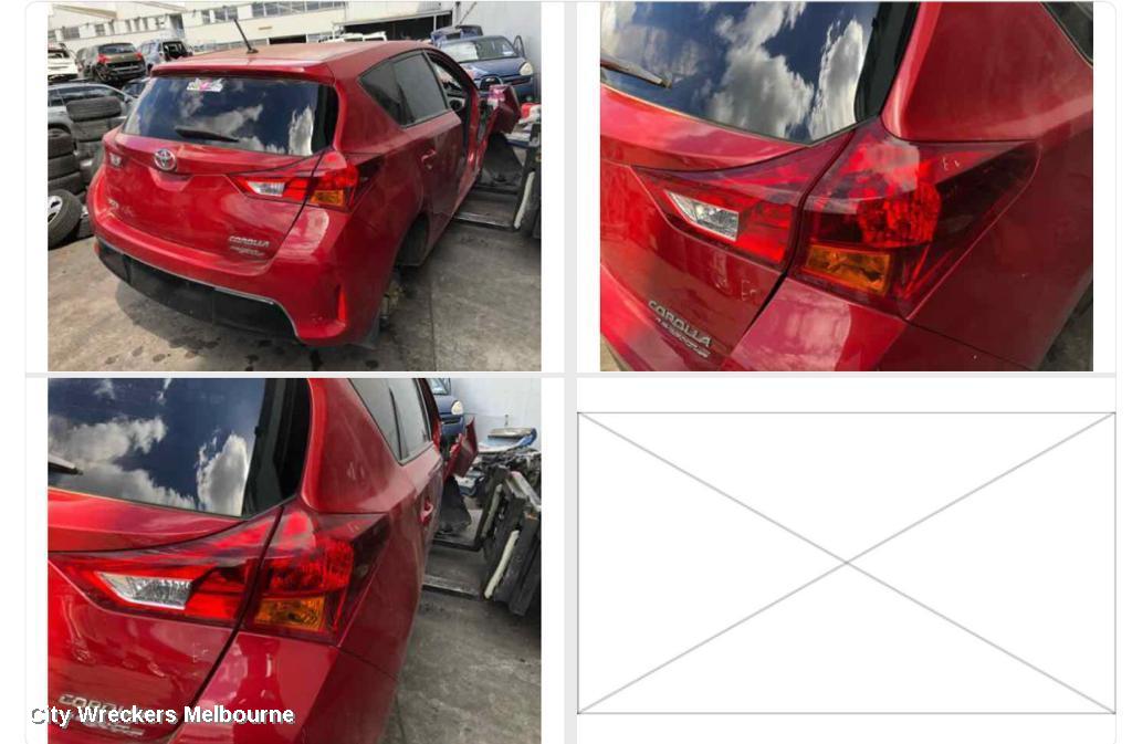 TOYOTA COROLLA RIGHT TAILLIGHT, ZRE182R/ZWE186R, HATCH, 10/2012 - 03/2015