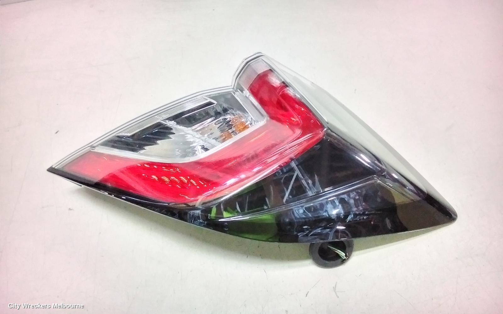 HONDA CIVIC RIGHT TAILLIGHT, IN BODY, HATCH, 10TH GEN, LED TYPE, 02/2017 - 08/2021
