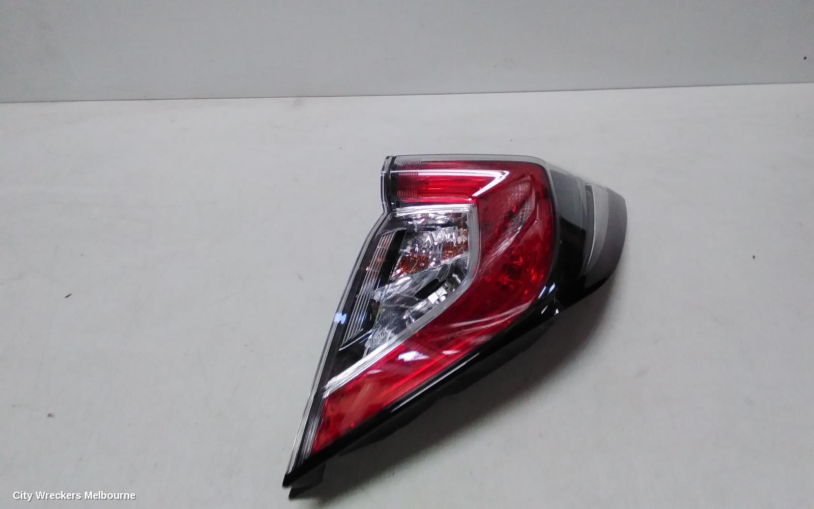 HONDA CIVIC RIGHT TAILLIGHT, IN BODY, HATCH, 10TH GEN, LED TYPE, 02/2017 - 08/2021