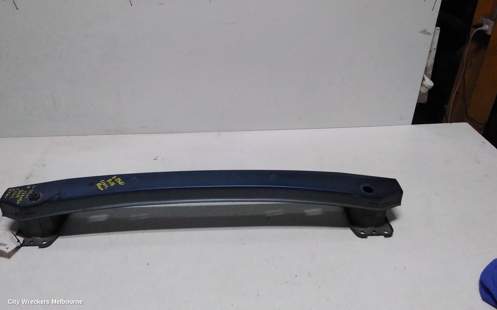 HONDA CIVIC R/BAR BRACKET/REINFO, MAIN REINFORCEMENT, 10TH GEN, HATCH, VTI/VTI-S/VTI-L/VTI-LX, 02/2017 - 08/2021