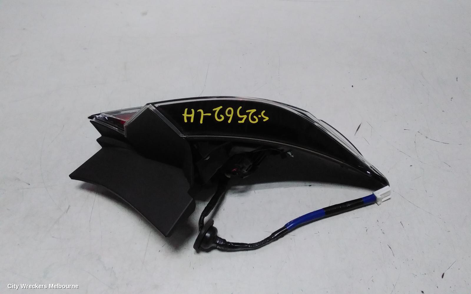 TOYOTA COROLLA LEFT TAILLIGHT, E210, IN BODY, HATCH, 07/2018 - 08/2022