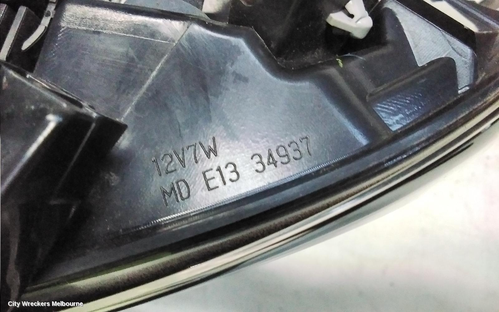 TOYOTA COROLLA LEFT TAILLIGHT, E210, IN BODY, HATCH, 07/2018 - 08/2022