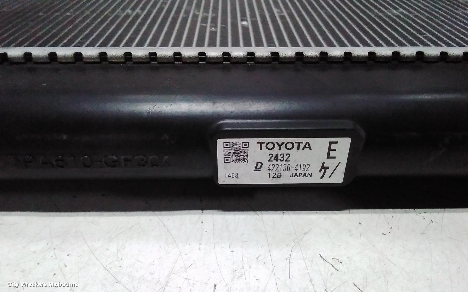 TOYOTA COROLLA RADIATOR, AUTO, 2.0, PETROL, MZEA12R, 07/2018 ONWARDS