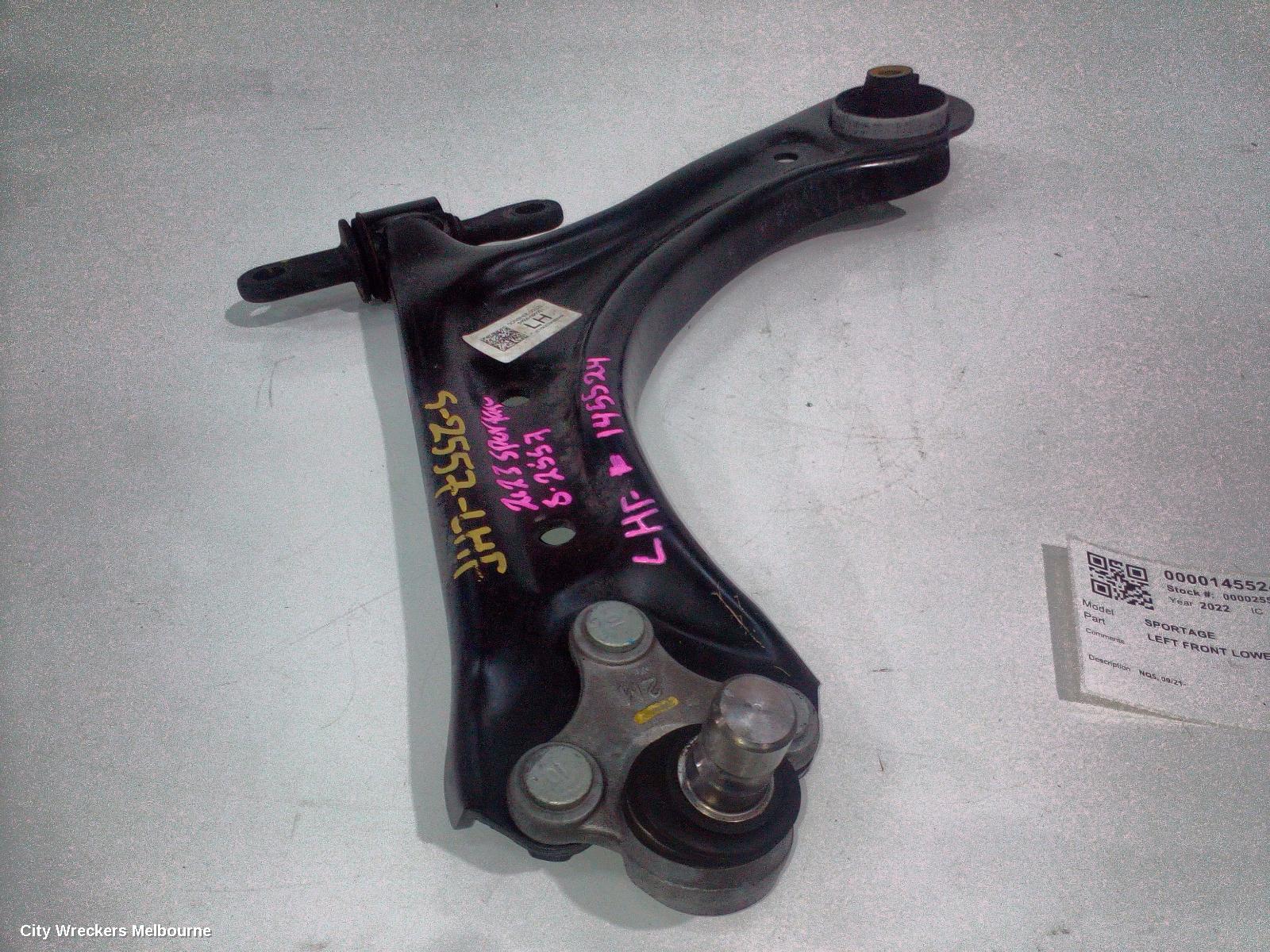 KIA SPORTAGE LEFT FRONT LOWER CONTROL ARM, NQ5, 09/2021 ONWARDS