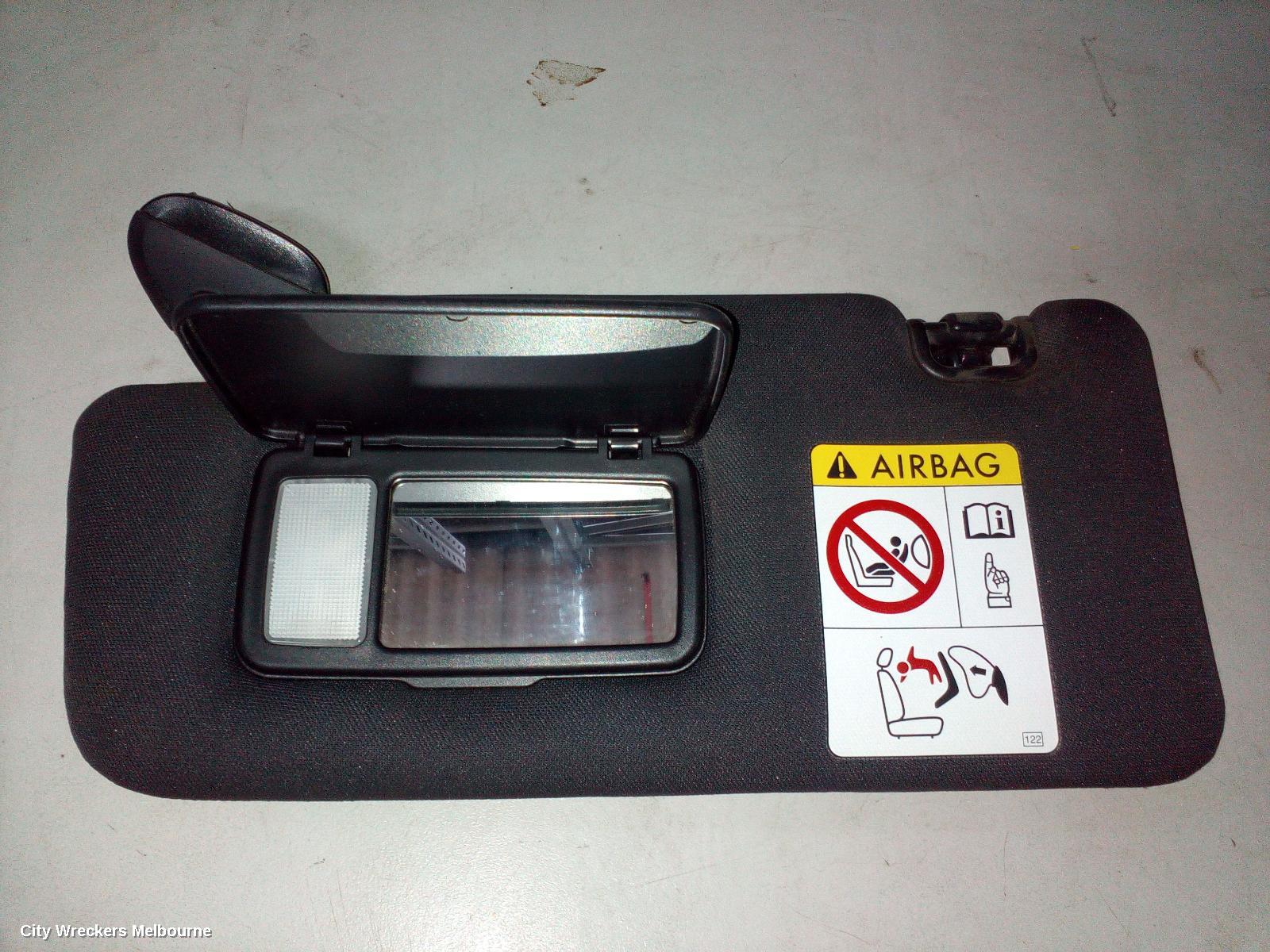 SUBARU WRX SUNVISOR, V1, LH SIDE, 03/2014 ONWARDS