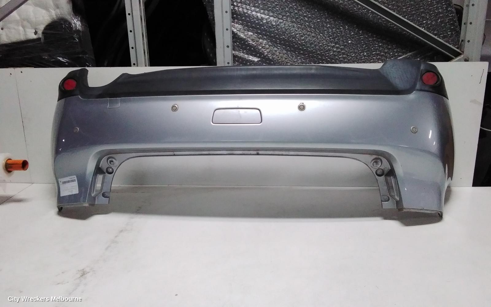 MITSUBISHI ASX REAR BUMPER, XB, W/ PARK SENSOR, NON FLARE TYPE, 07/2012 - 03/2015