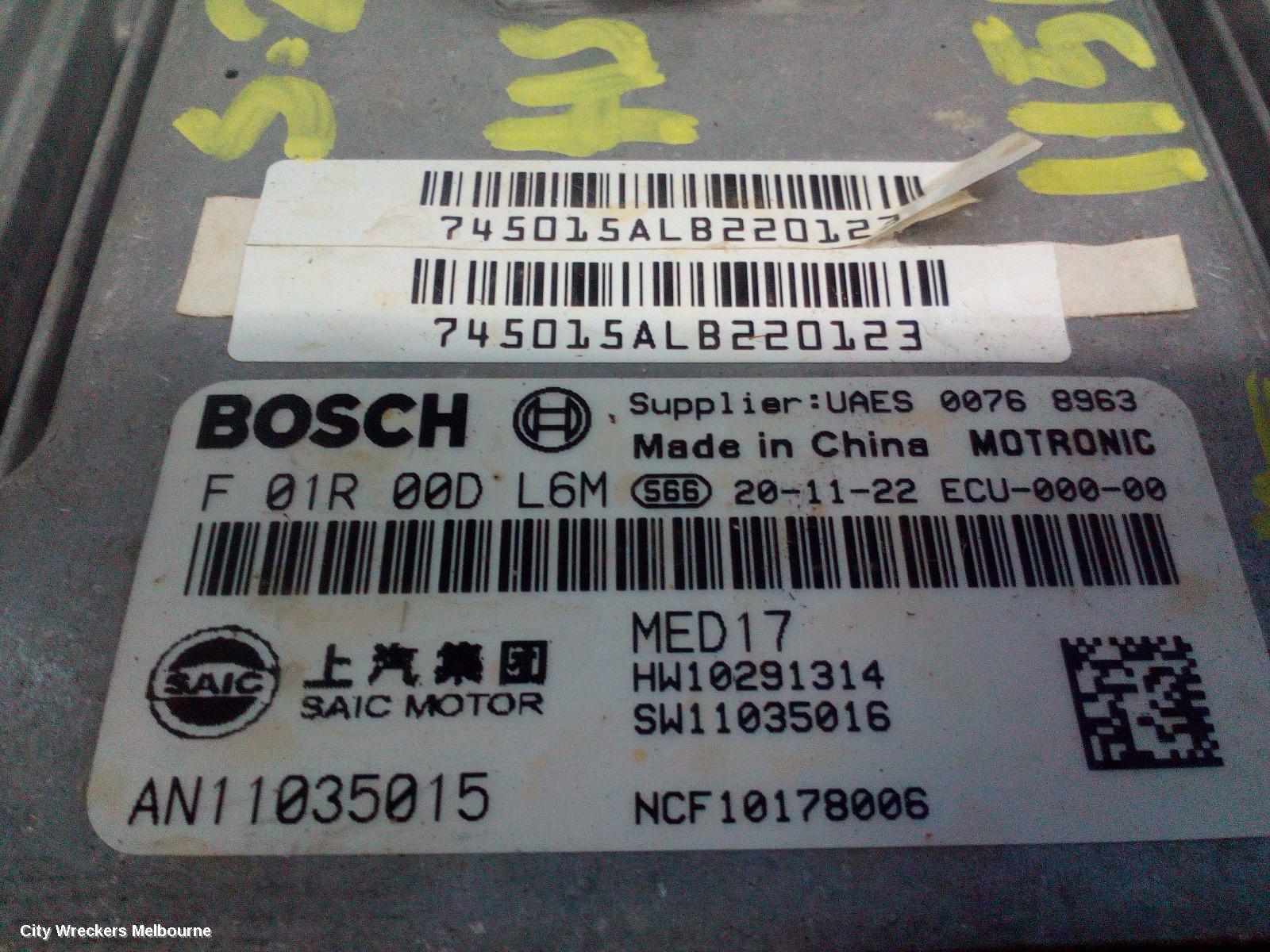 MG HS ECU, ENGINE ECU, 1.5, PETROL, TURBO, ECU ONLY, SAS23, 09/2019 ONWARDS