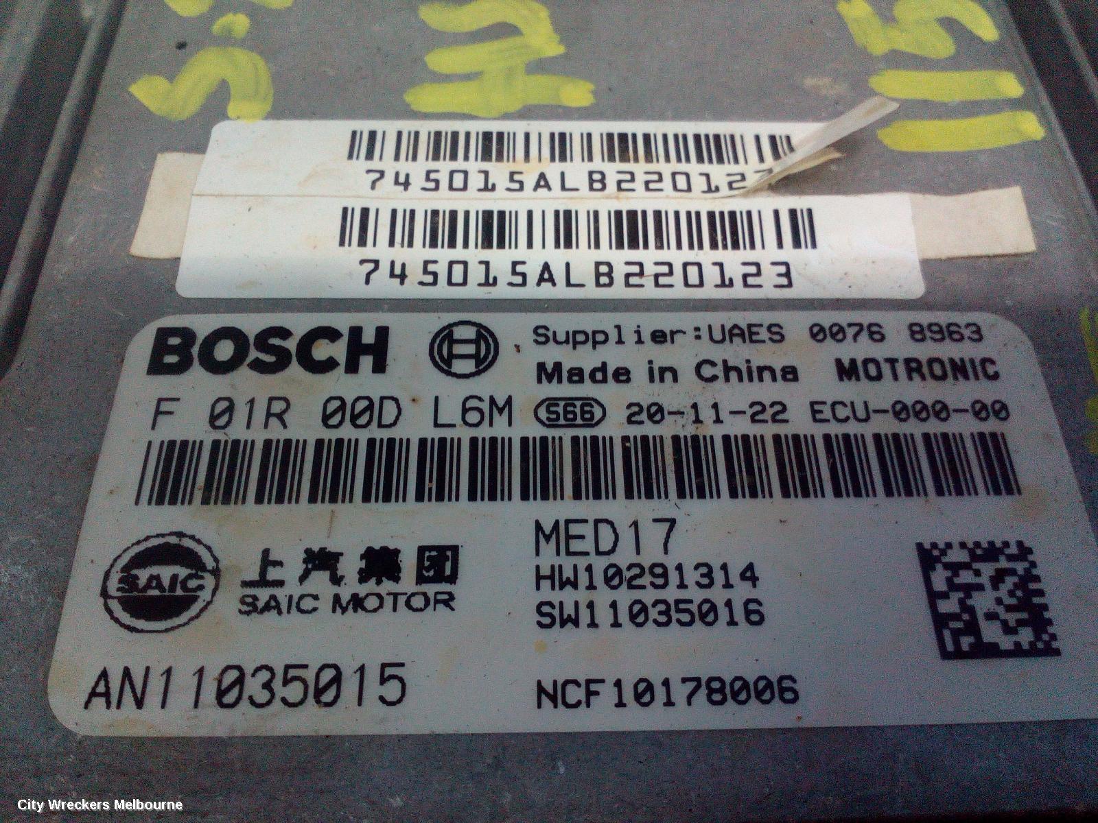 MG HS ECU, ENGINE ECU, 1.5, PETROL, TURBO, ECU ONLY, SAS23, 09/2019 ONWARDS
