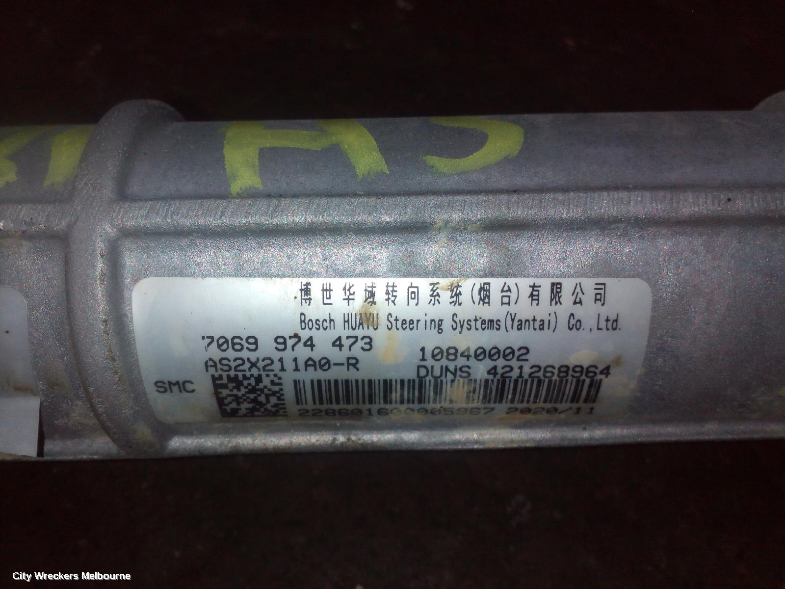 MG HS STEERING BOX/RACK, SAS23, 08/2019 - 12/2024