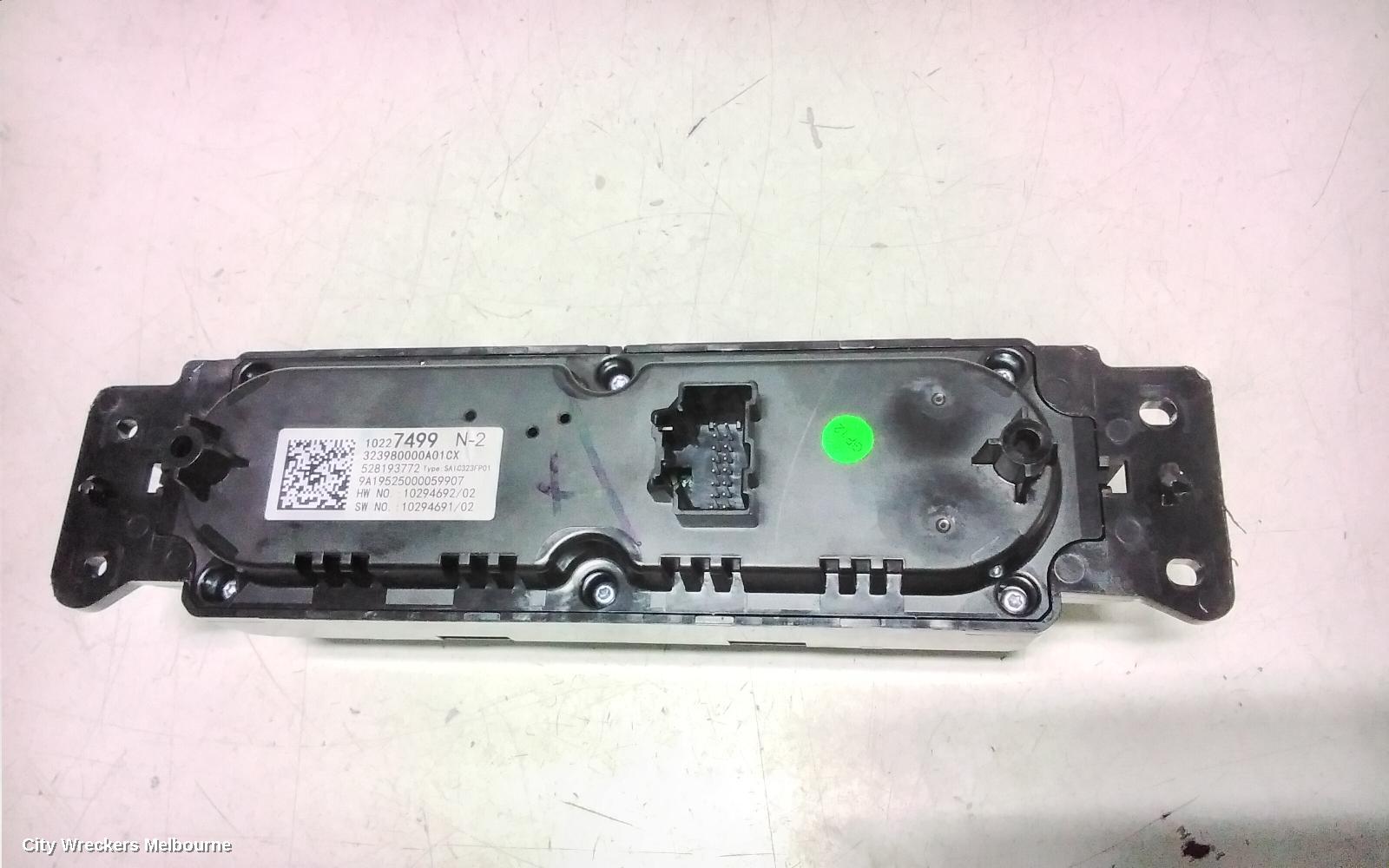 MG MG3 HEATER/AC CONTROLS, SZP1, ELECTRIC TYPE, SILVER, 07/2016 ONWARDS
