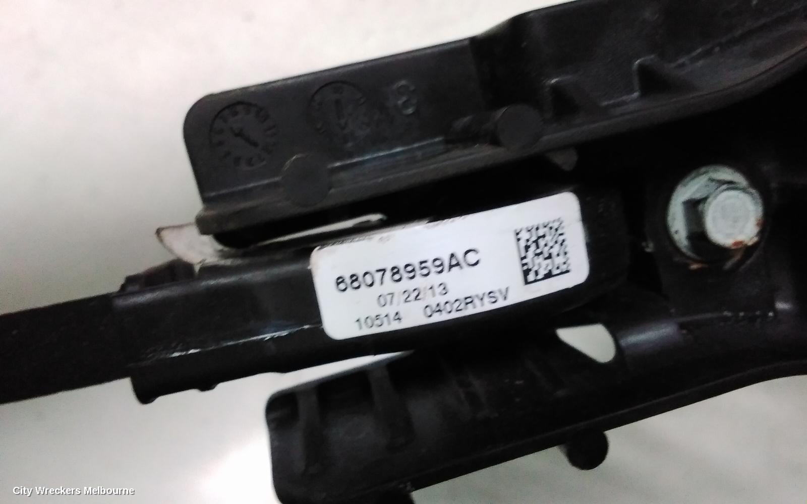 JEEP GRANDCHEROKEE DOOR HANDLE, OUTER, LH REAR, CHROME, WK, 01/2011 - 02/2022