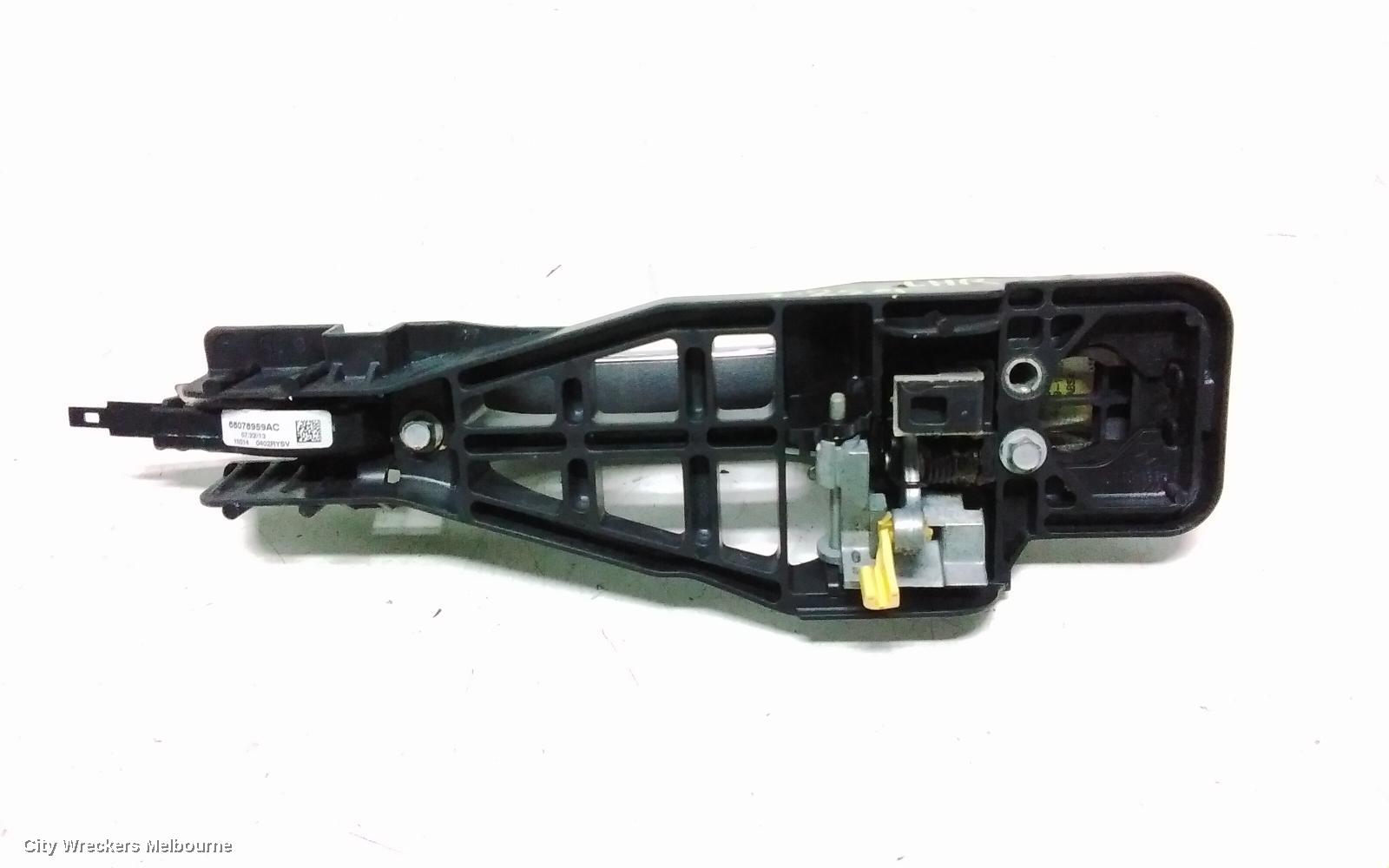JEEP GRANDCHEROKEE DOOR HANDLE, OUTER, LH REAR, CHROME, WK, 01/2011 - 02/2022