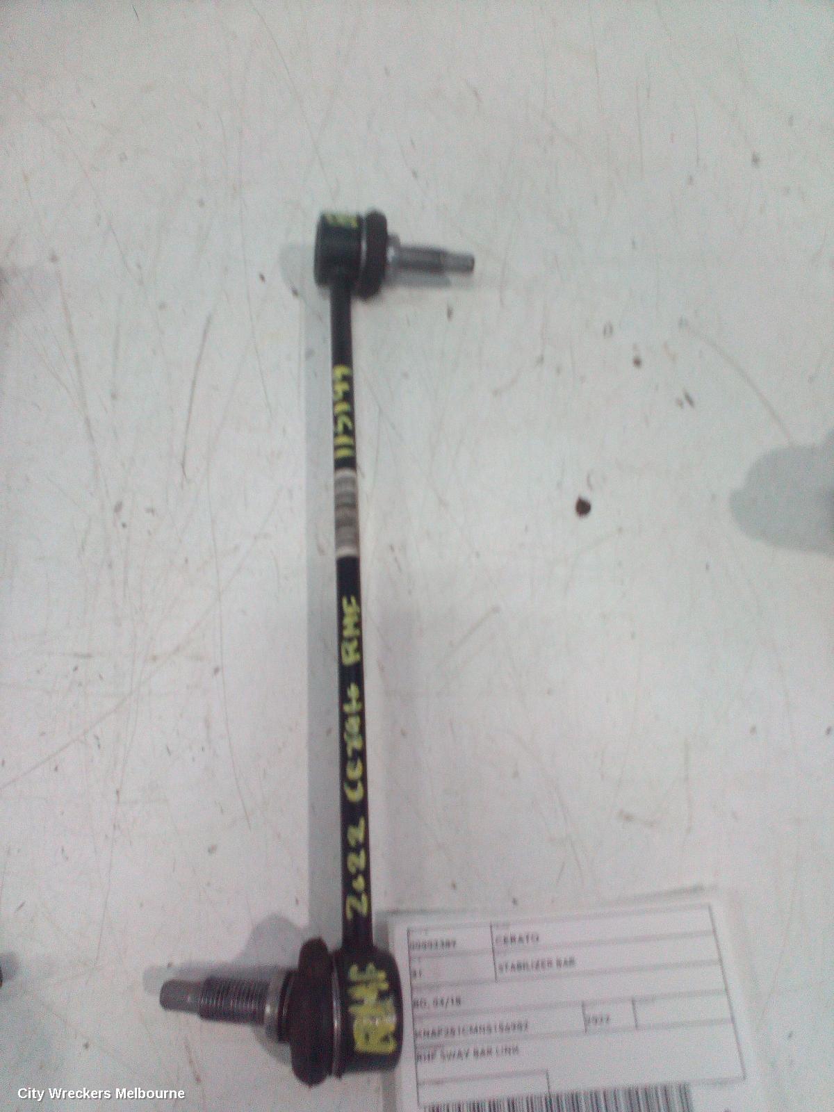KIA CERATO STABILISER BAR, BD, 04/2018 - 09/2024
