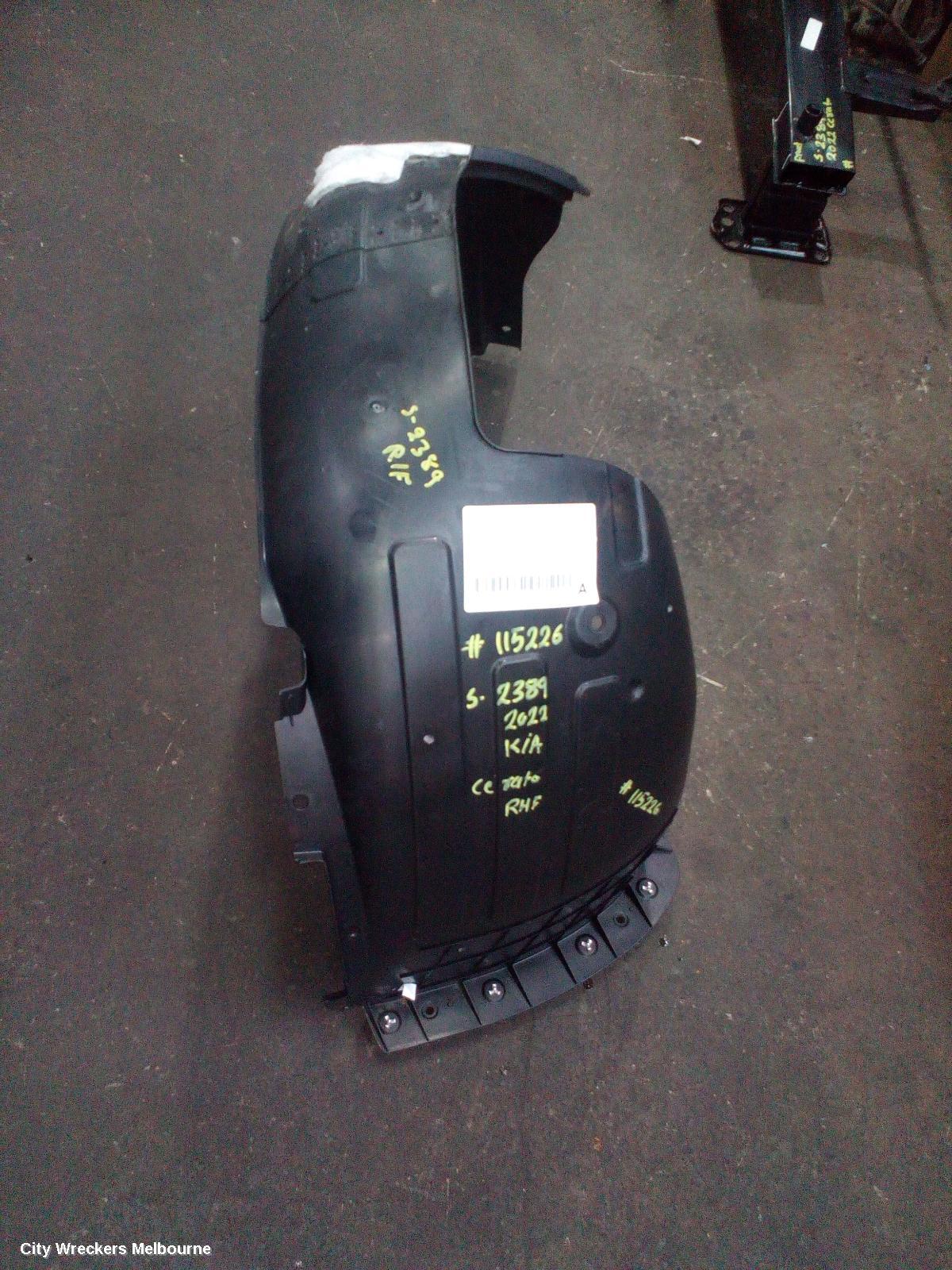 KIA CERATO RIGHT GUARD LINER, FRONT, BD, HATCH/SEDAN, 04/2021 ONWARDS