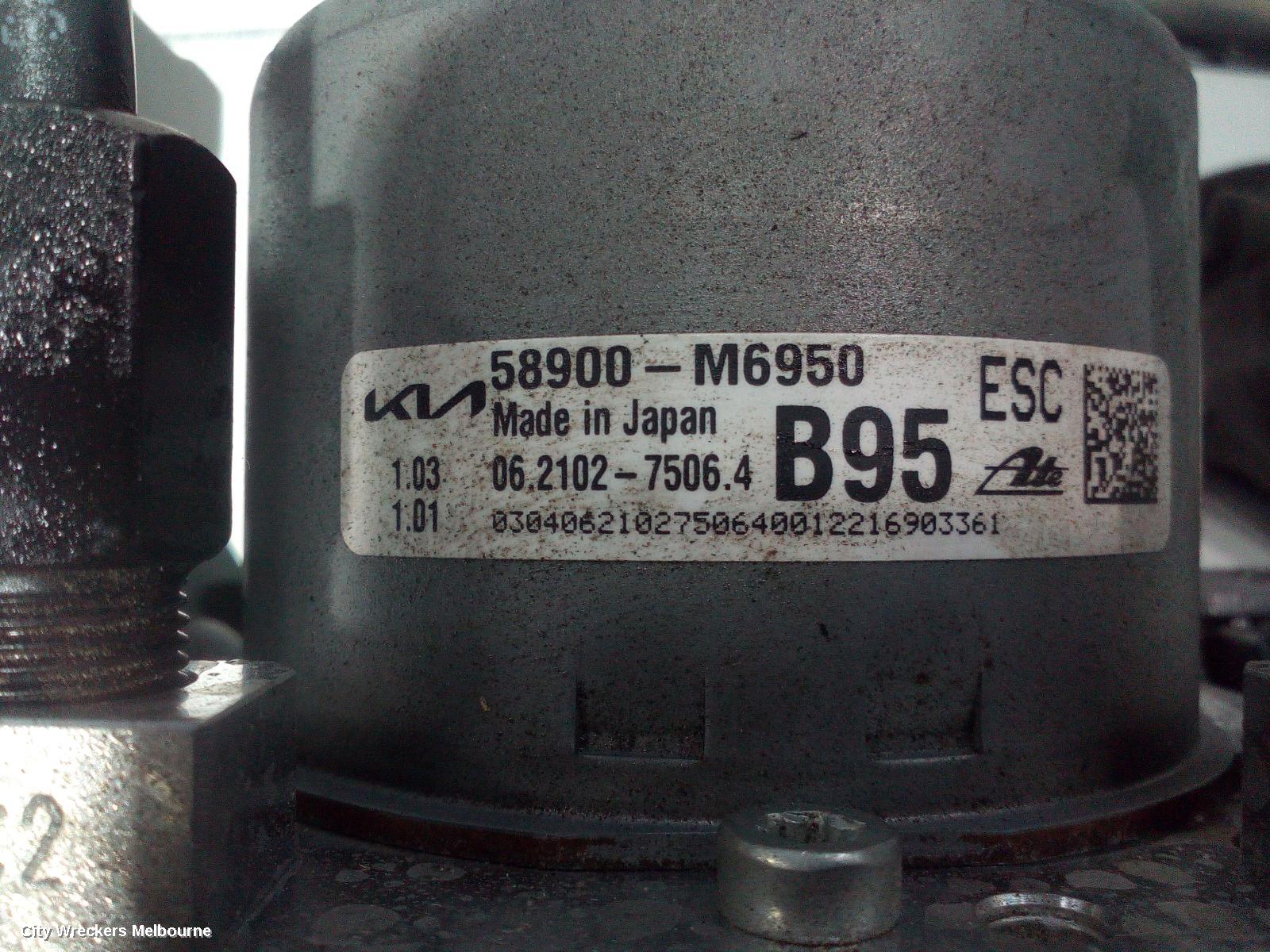 KIA CERATO ABS PUMP/MODULATOR, BD, P/N 58900M6950, 04/2018 ONWARDS
