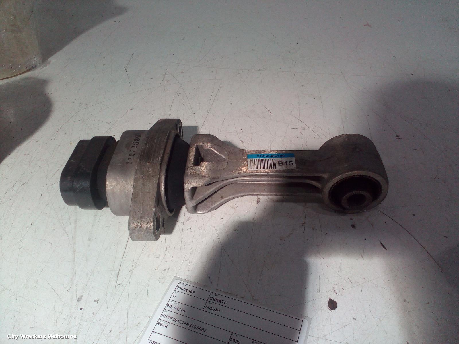 KIA CERATO MOUNT, BD, 04/2018 - 09/2024