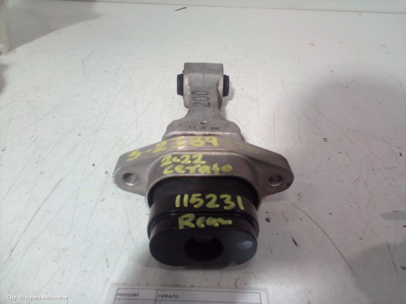 KIA CERATO MOUNT, BD, 04/2018 - 09/2024