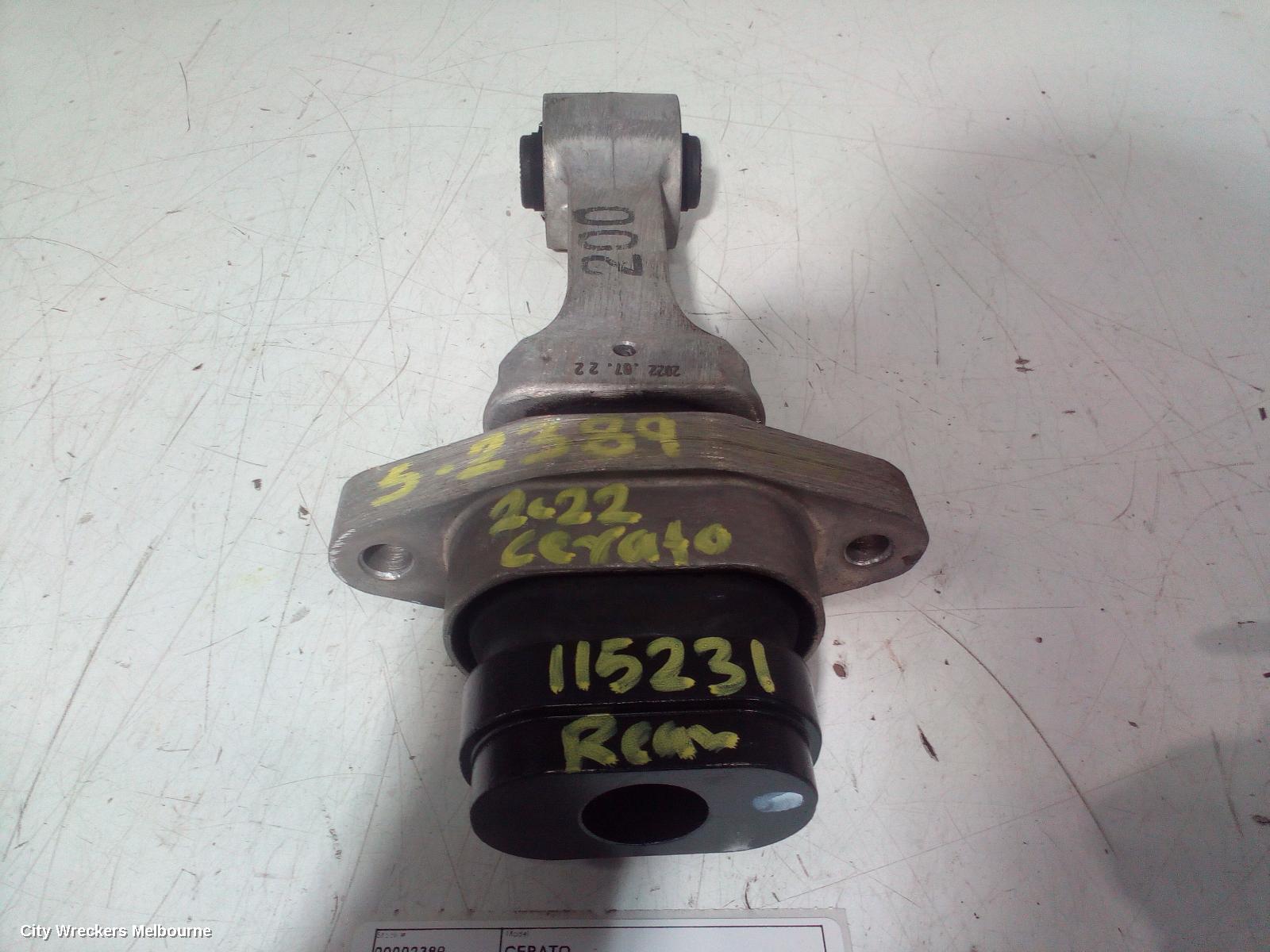 KIA CERATO MOUNT, BD, 04/2018 - 09/2024