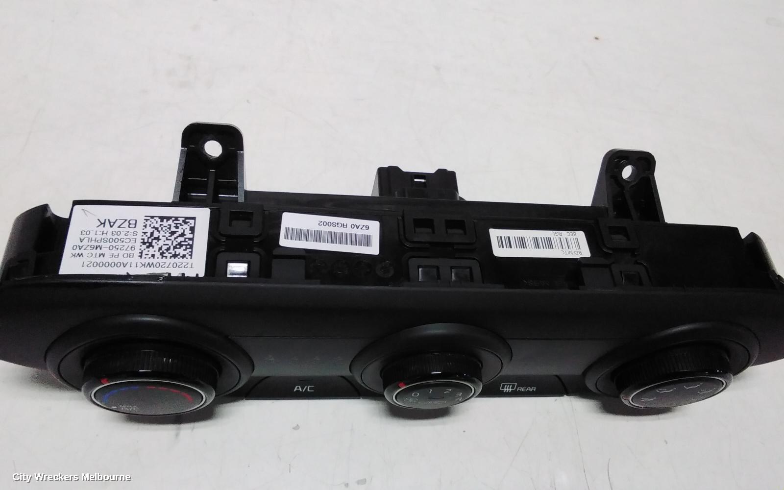 KIA CERATO HEATER/AC CONTROLS, NON CLIMATE CONTROL TYPE, BD, 04/2018 ONWARDS
