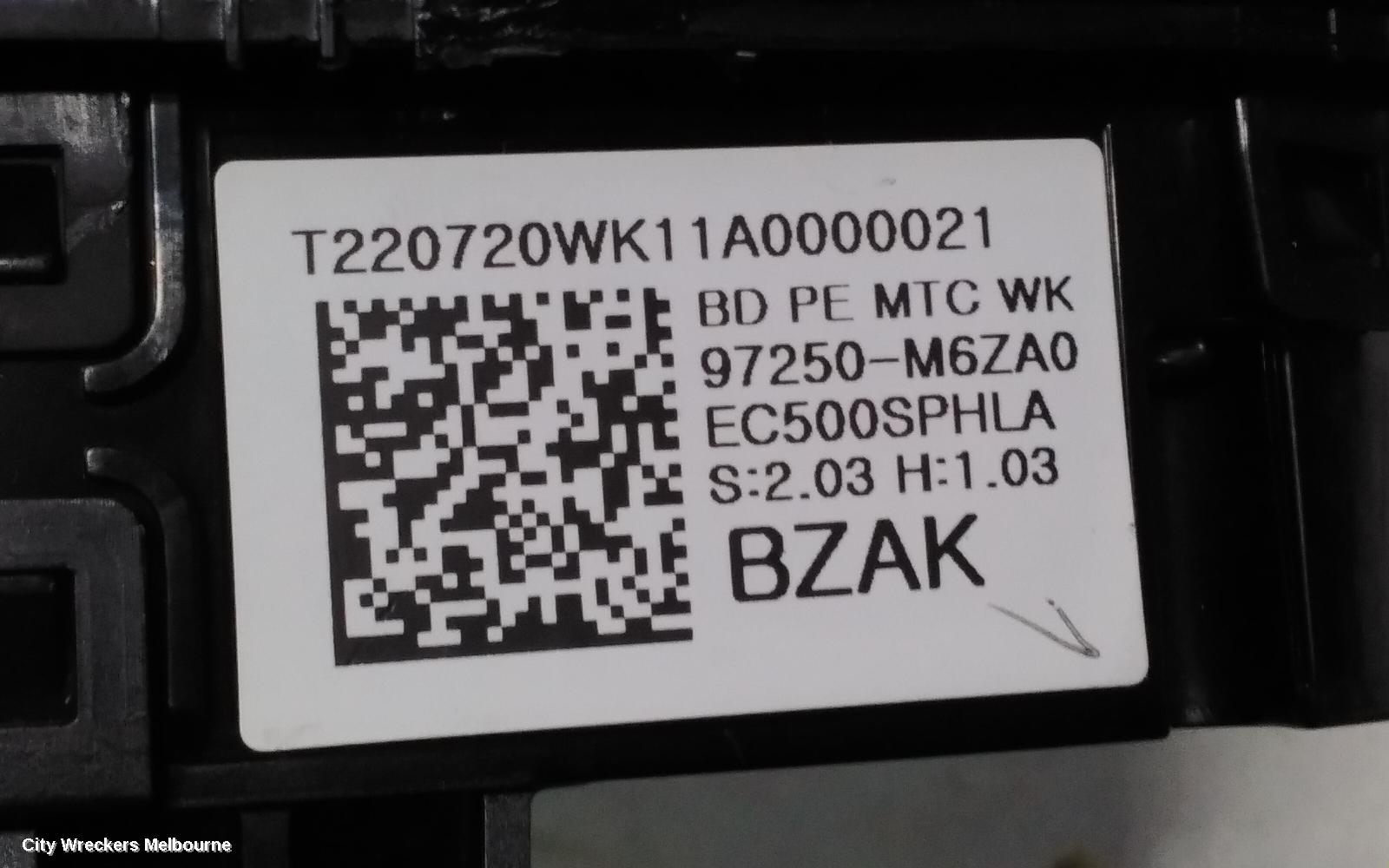 KIA CERATO HEATER/AC CONTROLS, NON CLIMATE CONTROL TYPE, BD, 04/2018 ONWARDS