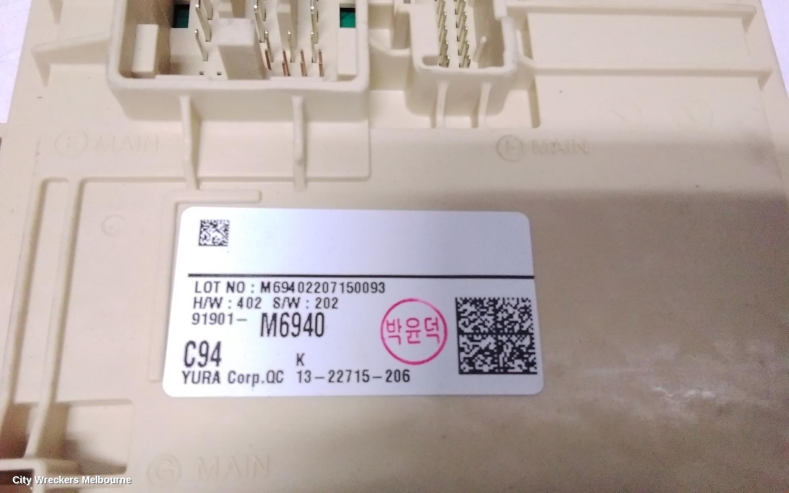 KIA CERATO FUSE BOX, UNDER DASH, BD, 04/2018 ONWARDS