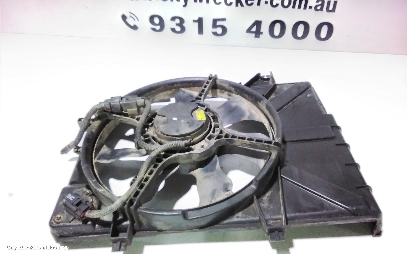 HYUNDAI GETZ FAN, RAD FAN, AUTO T/M TYPE, TB, 10/2005 - 09/2011