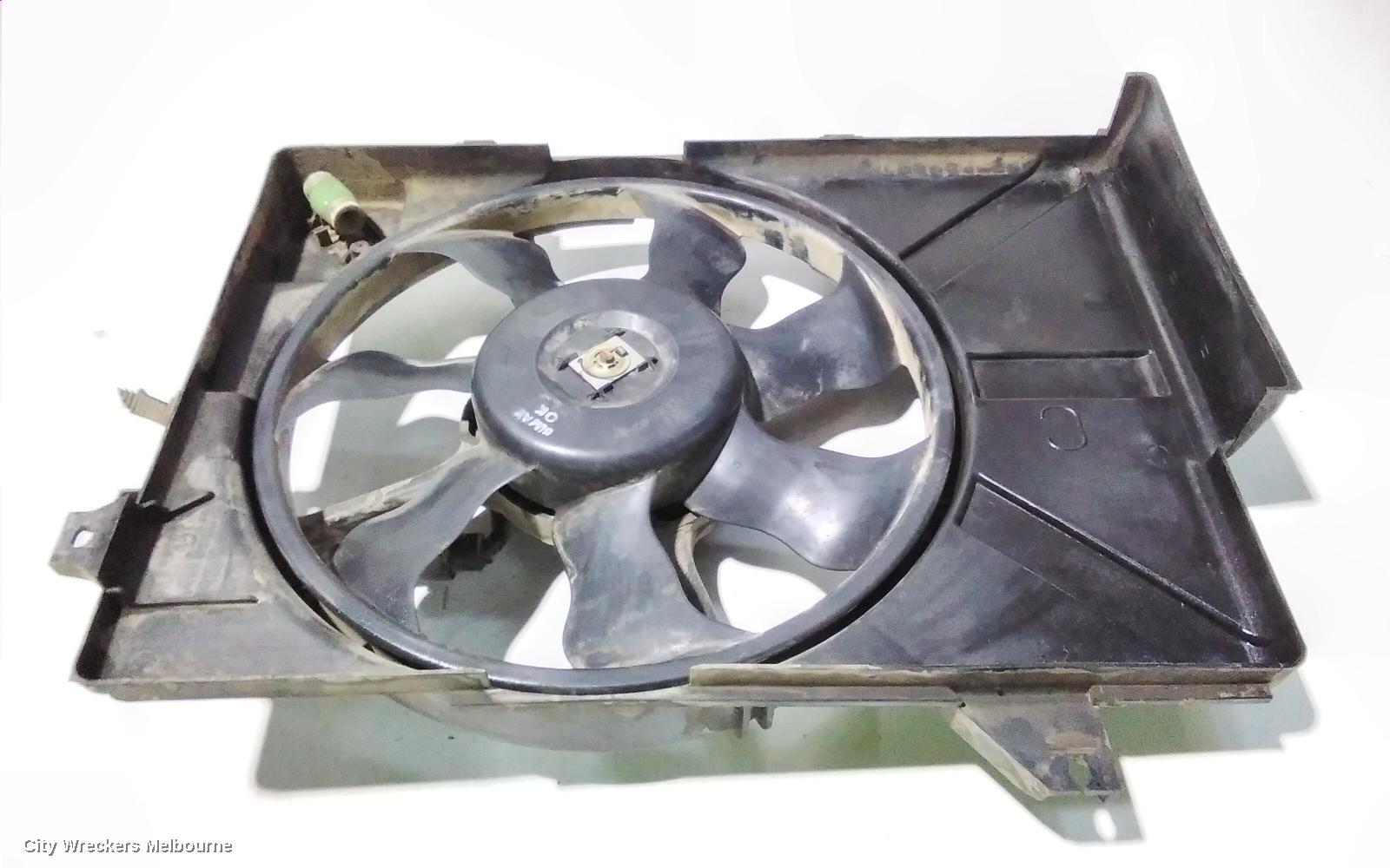 HYUNDAI GETZ FAN, RAD FAN, AUTO T/M TYPE, TB, 10/2005 - 09/2011