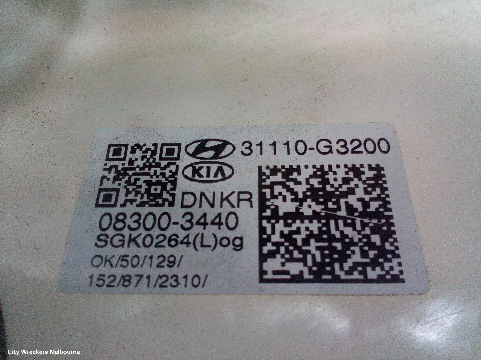 KIA CERATO FUEL PUMP, BD, IN TANK, PETROL, 2.0, G4NA, 04/2018 ONWARDS