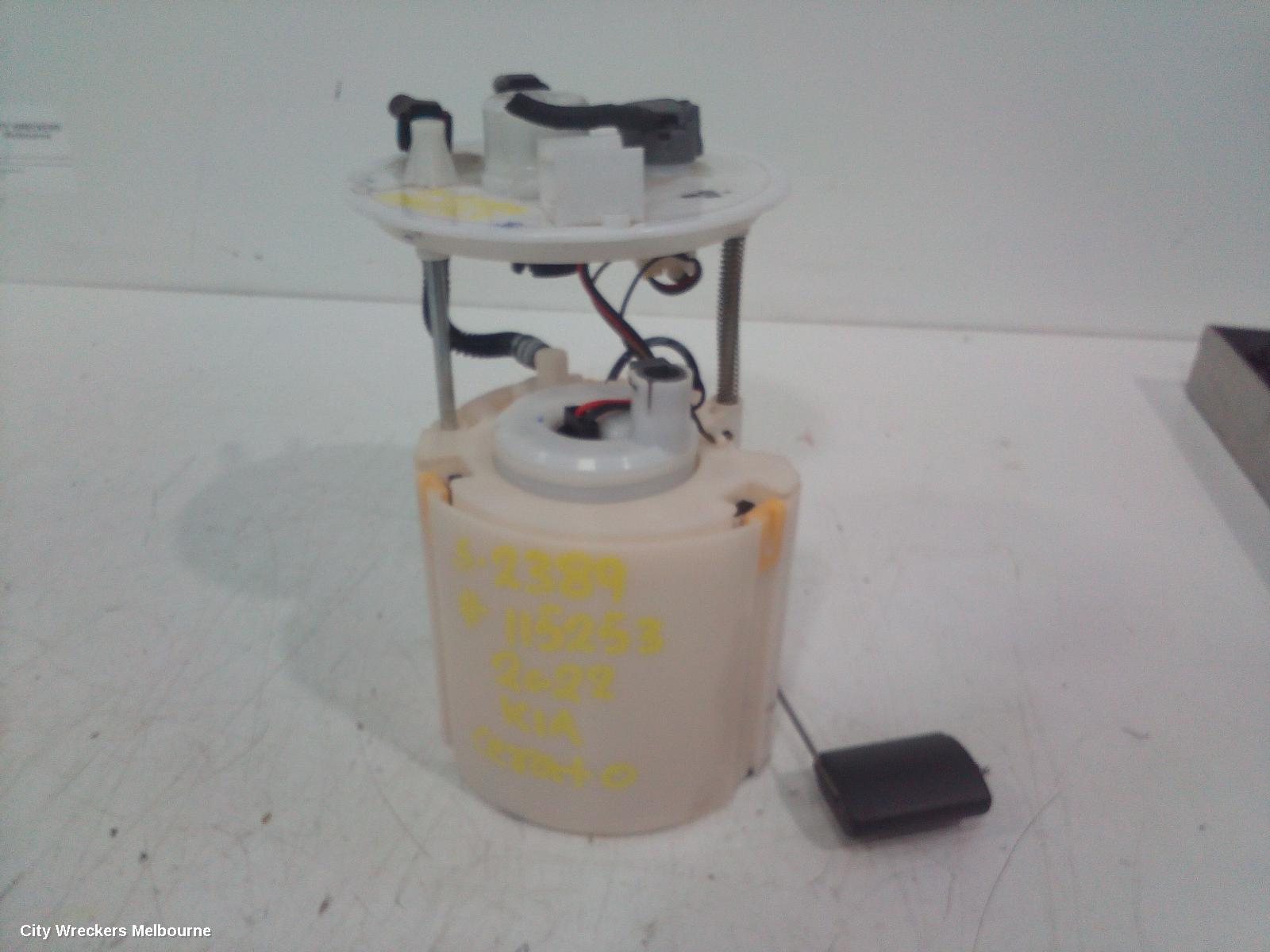 KIA CERATO FUEL PUMP, BD, IN TANK, PETROL, 2.0, G4NA, 04/2018 ONWARDS