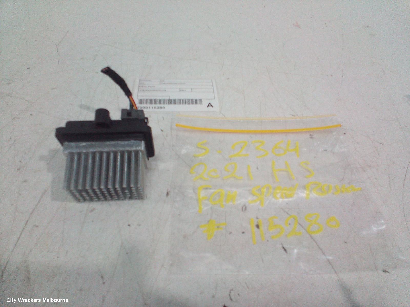 MG HS FAN SPEED RESISTOR, SAS23, 08/2019 - 12/2024