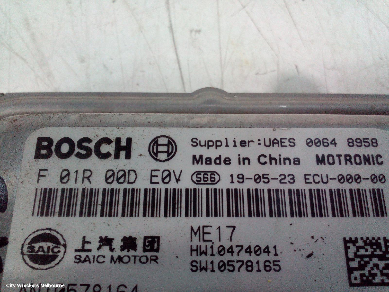 MG MG3 ECU, ENGINE ECU, 1.5, PETROL, ECU ONLY, SZP1, 07/2016 ONWARDS