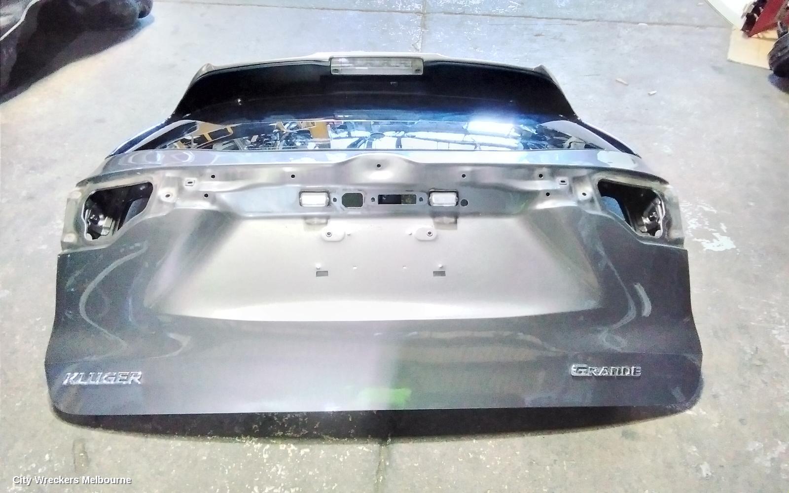 TOYOTA KLUGER BOOTLID/TAILGATE, TAILGATE, GSU50/GSU55, GRANDE, W/ POWER LIFTGATE TYPE, 12/2013 - 02/2021