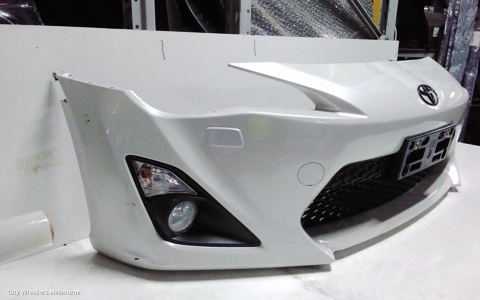 TOYOTA 86 FRONT BUMPER, ZN6, GT/GTS, W/ H/LAMP WASHERS & NON SPOILER TYPE, 04/2012 - 09/2016