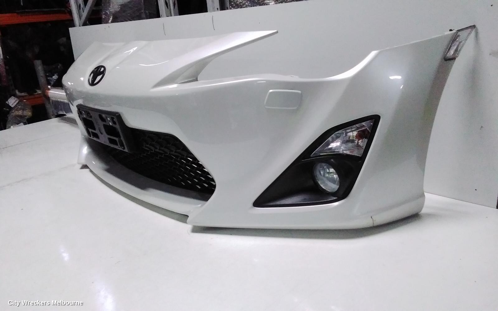 TOYOTA 86 FRONT BUMPER, ZN6, GT/GTS, W/ H/LAMP WASHERS & NON SPOILER TYPE, 04/2012 - 09/2016