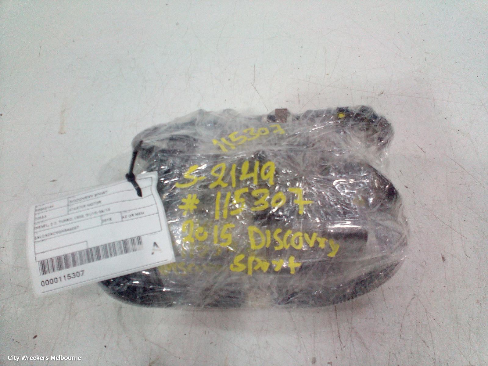 LAND ROVER DISCOVERY SPORT STARTER, DIESEL, 2.2, TURBO, L550, 01/2015 - 06/2016