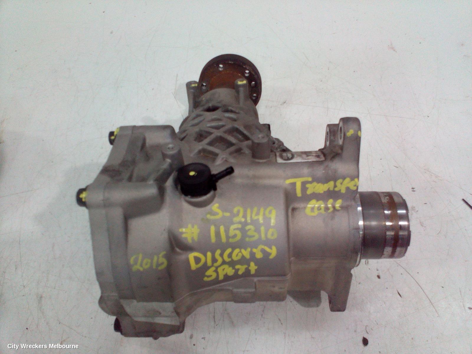LAND ROVER DISCOVERY SPORT TRANSFER CASE, AUTO, L550, 01/2015 - 06/2019