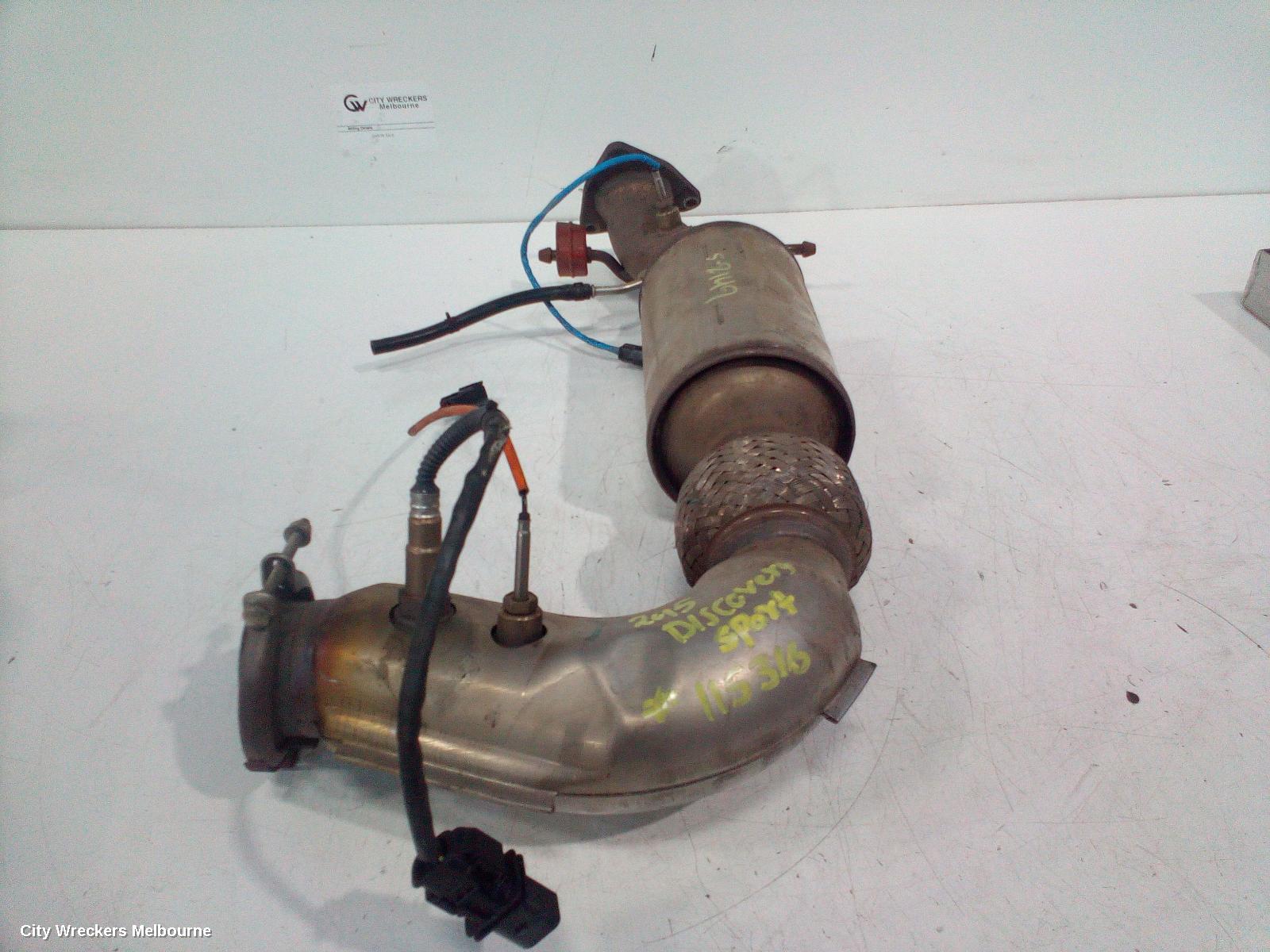 LAND ROVER DISCOVERY SPORT CATALYTIC CONVERTER, DOWN PIPE-CAT TYPE, DIESEL, 2.2, TURBO, L550, 01/2015 - 06/2016