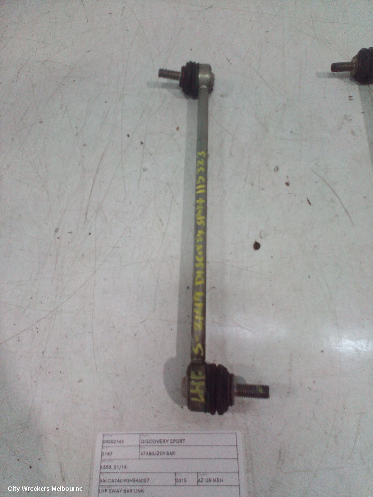 LAND ROVER DISCOVERY SPORT STABILISER BAR, L550, 01/2015 ONWARDS