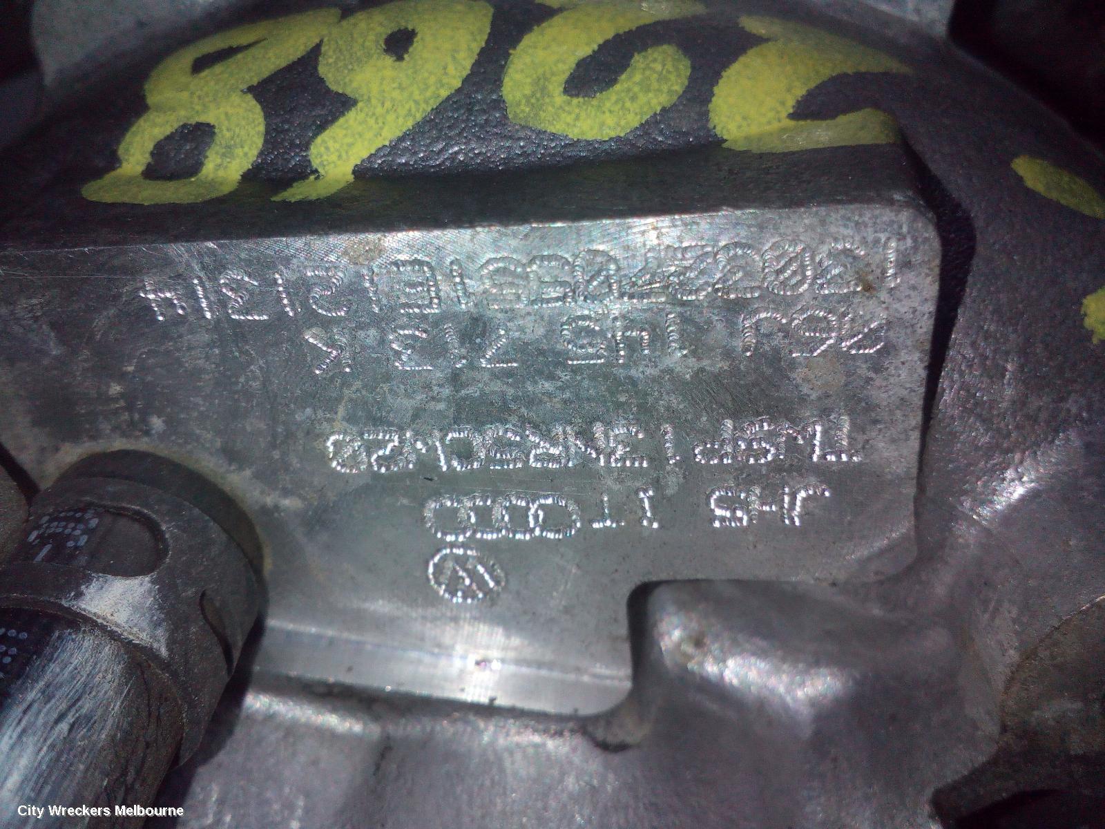 AUDI Q3 TURBO SUPERCHARGER, PETROL, 2.0, CCZC CODE, 8U, 03/2012 ONWARDS