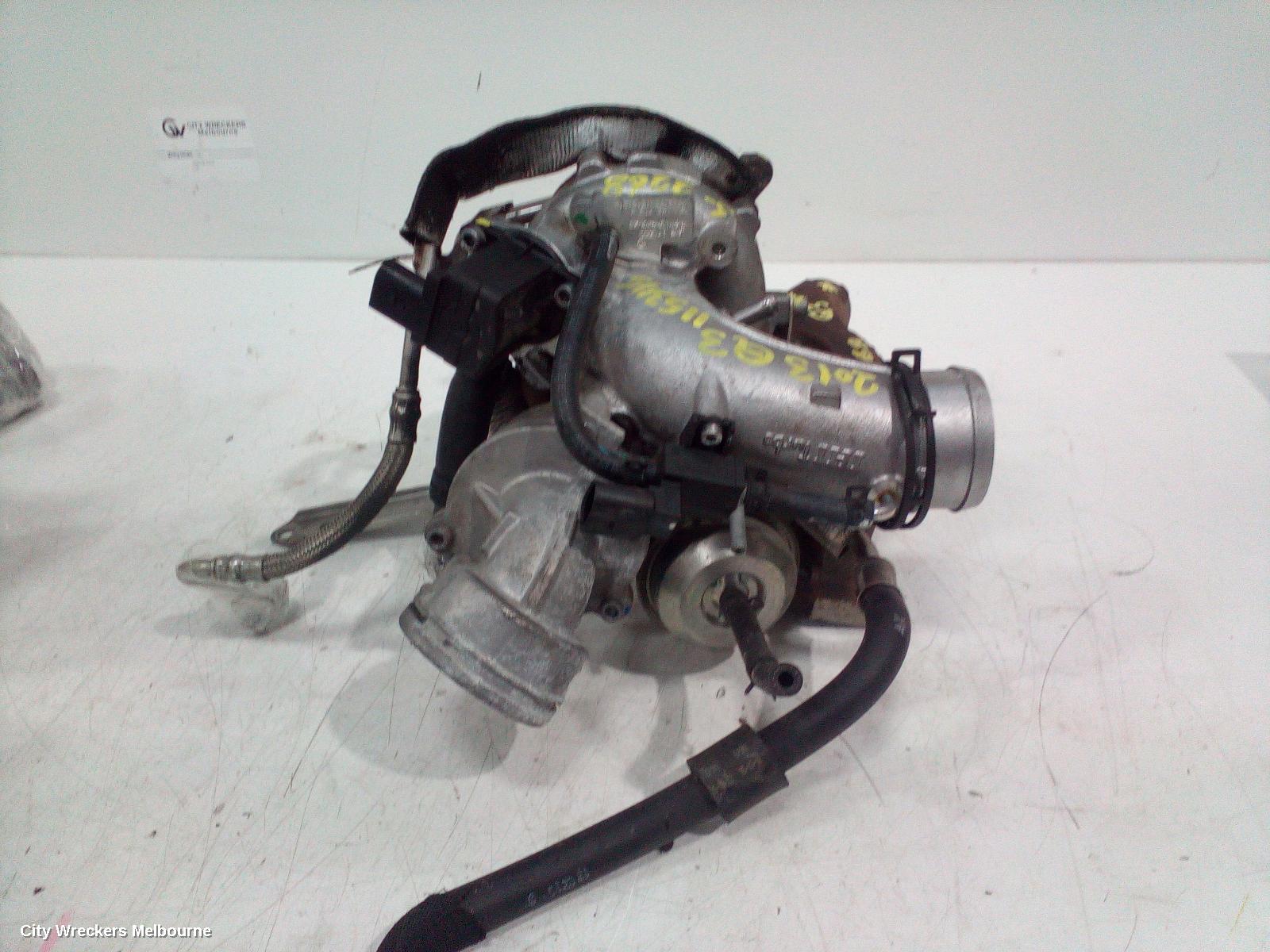 AUDI Q3 TURBO SUPERCHARGER, PETROL, 2.0, CCZC CODE, 8U, 03/2012 ONWARDS
